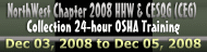 NorthWest Chapter 2008 HHW & CESQG (CEG) Collection 24-hour OSHA Training